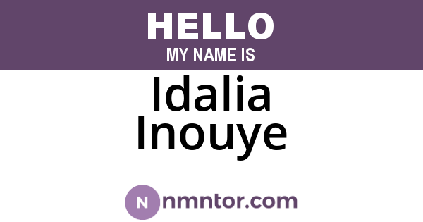Idalia Inouye