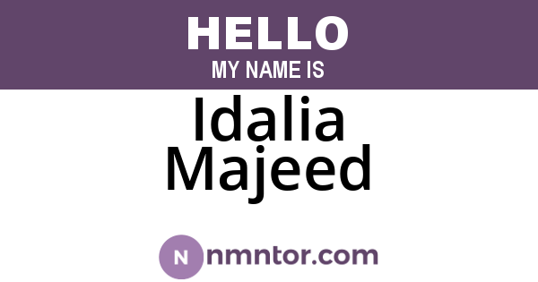 Idalia Majeed