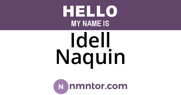 Idell Naquin