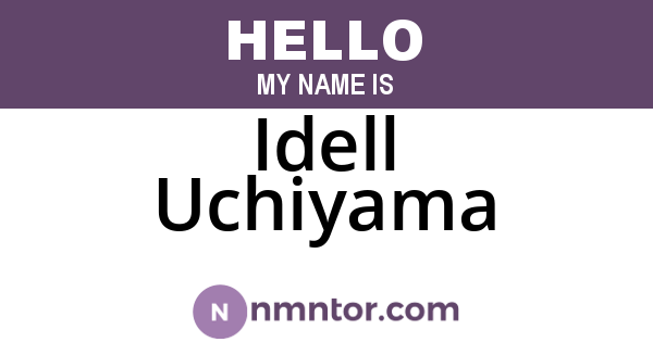 Idell Uchiyama