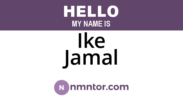 Ike Jamal