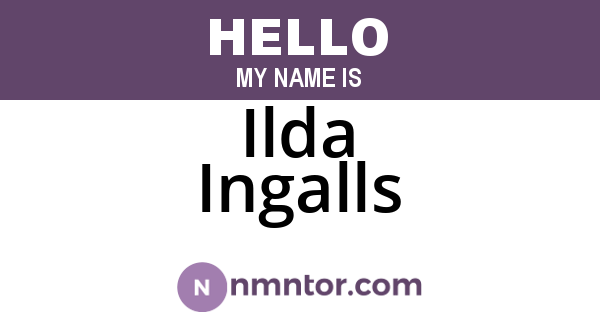 Ilda Ingalls