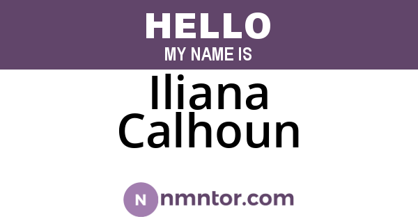Iliana Calhoun