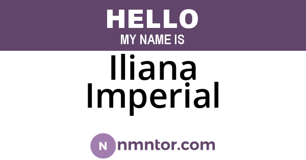 Iliana Imperial