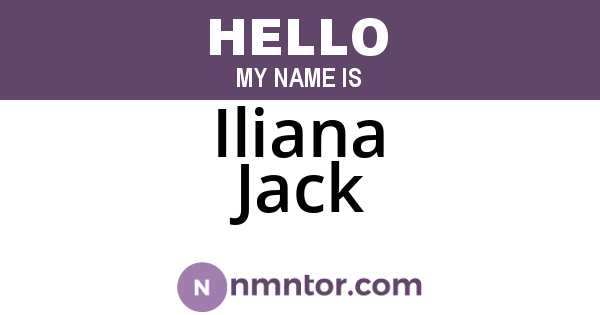 Iliana Jack