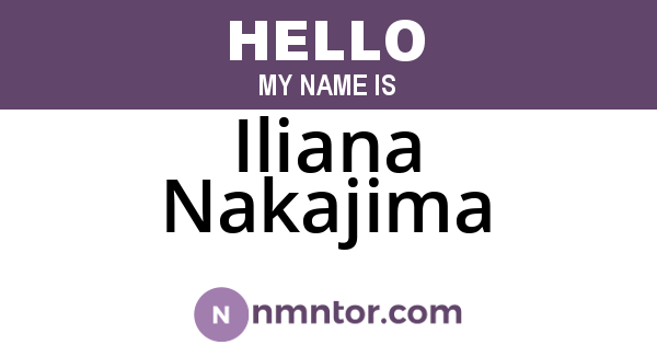 Iliana Nakajima