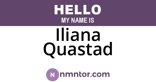 Iliana Quastad