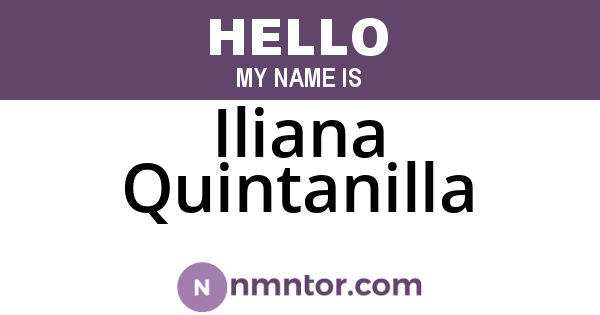 Iliana Quintanilla