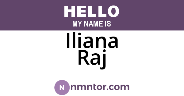 Iliana Raj