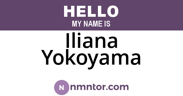 Iliana Yokoyama