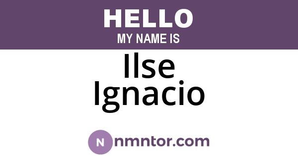 Ilse Ignacio