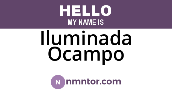 Iluminada Ocampo