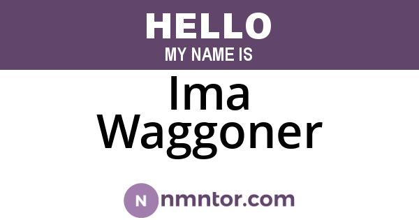 Ima Waggoner