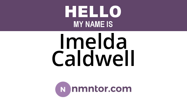 Imelda Caldwell