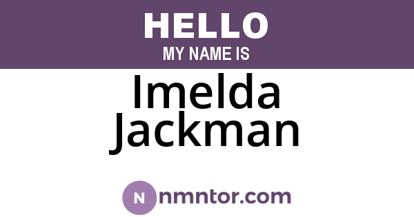 Imelda Jackman