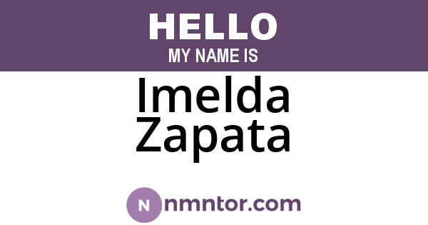 Imelda Zapata
