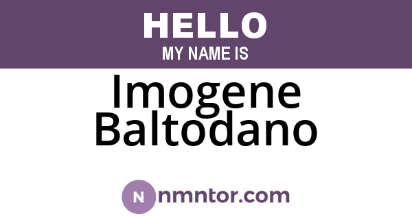 Imogene Baltodano