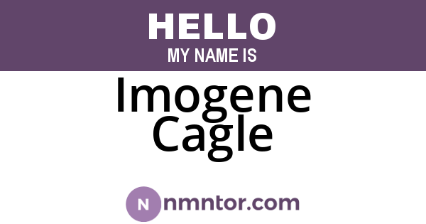 Imogene Cagle