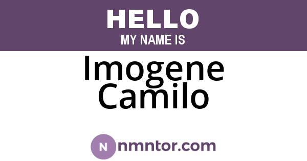 Imogene Camilo