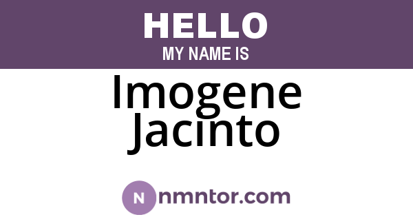 Imogene Jacinto