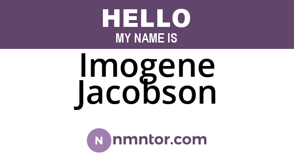 Imogene Jacobson