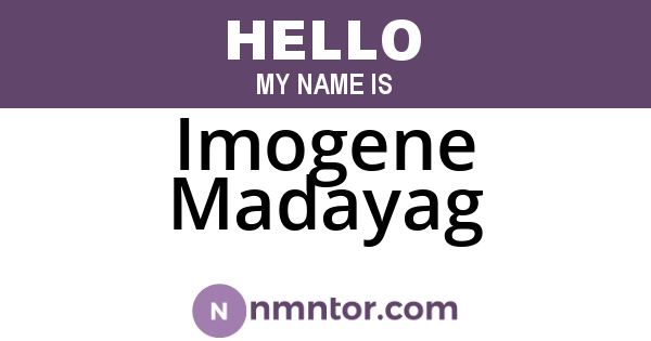 Imogene Madayag