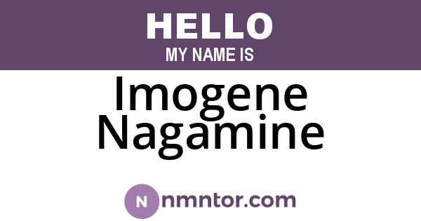 Imogene Nagamine