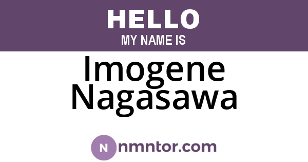 Imogene Nagasawa