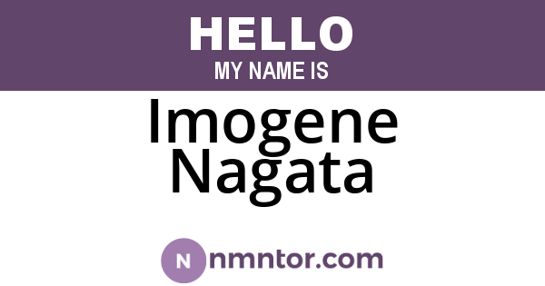 Imogene Nagata