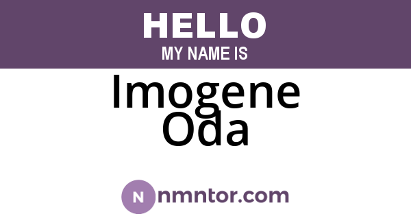 Imogene Oda