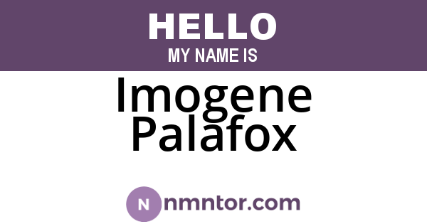 Imogene Palafox
