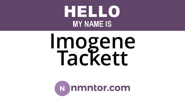 Imogene Tackett