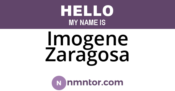 Imogene Zaragosa