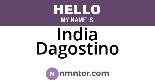 India Dagostino