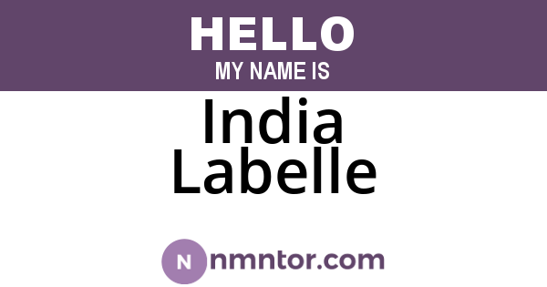 India Labelle