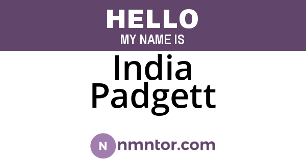 India Padgett