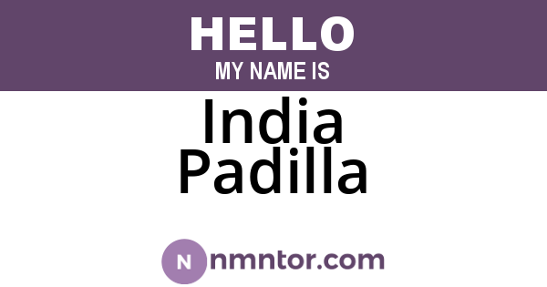 India Padilla