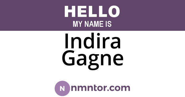 Indira Gagne