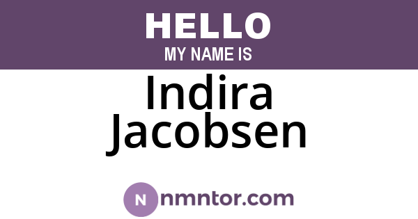 Indira Jacobsen