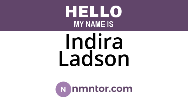 Indira Ladson