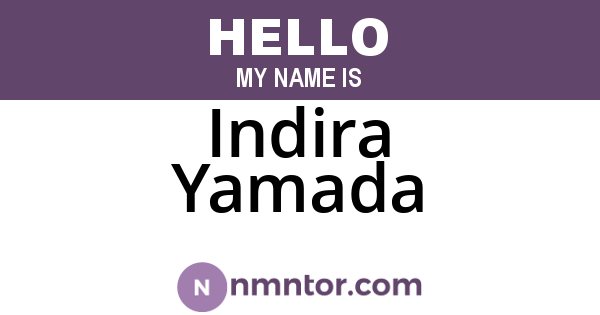 Indira Yamada