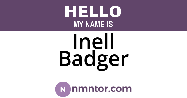 Inell Badger