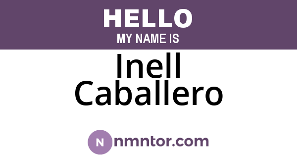Inell Caballero