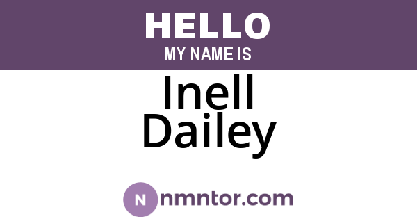 Inell Dailey