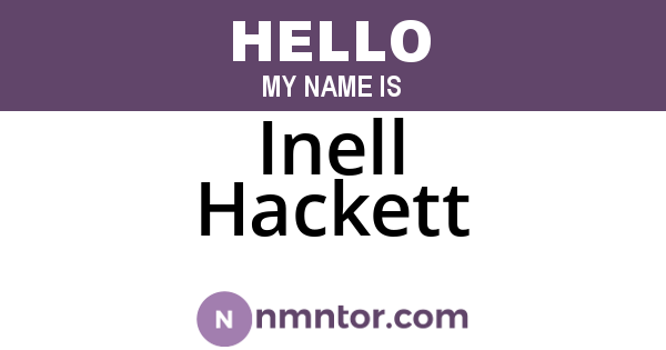 Inell Hackett