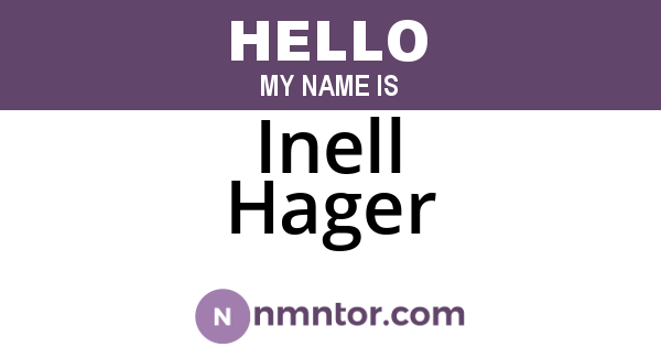 Inell Hager