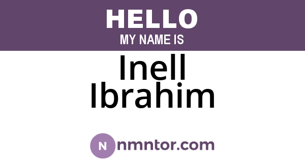 Inell Ibrahim