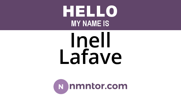 Inell Lafave