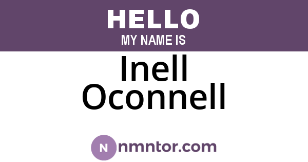 Inell Oconnell