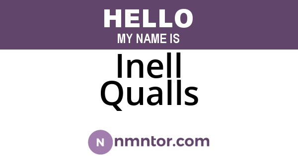 Inell Qualls